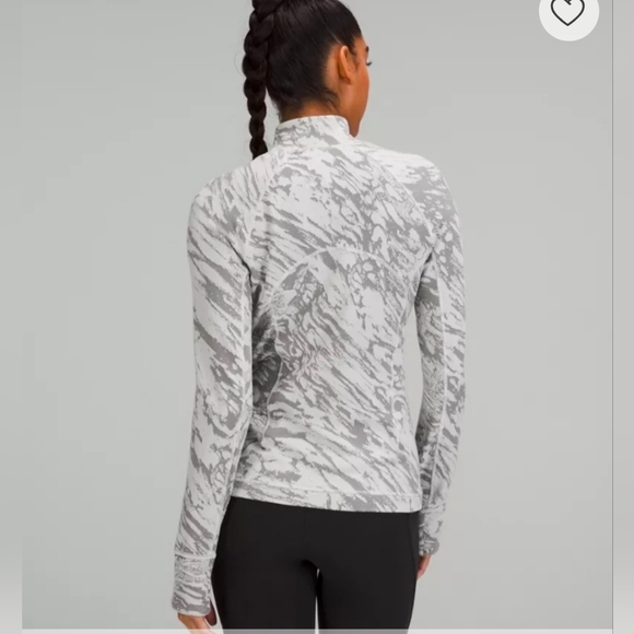 Lululemon It's Rulu Run Half Zip Pullover in Jacquard, Size 2 - Picture 8 of 12
